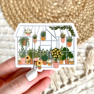 
            
                Load image into Gallery viewer, Clear Greenhouse Sticker, 3.25x2.5in
            
        