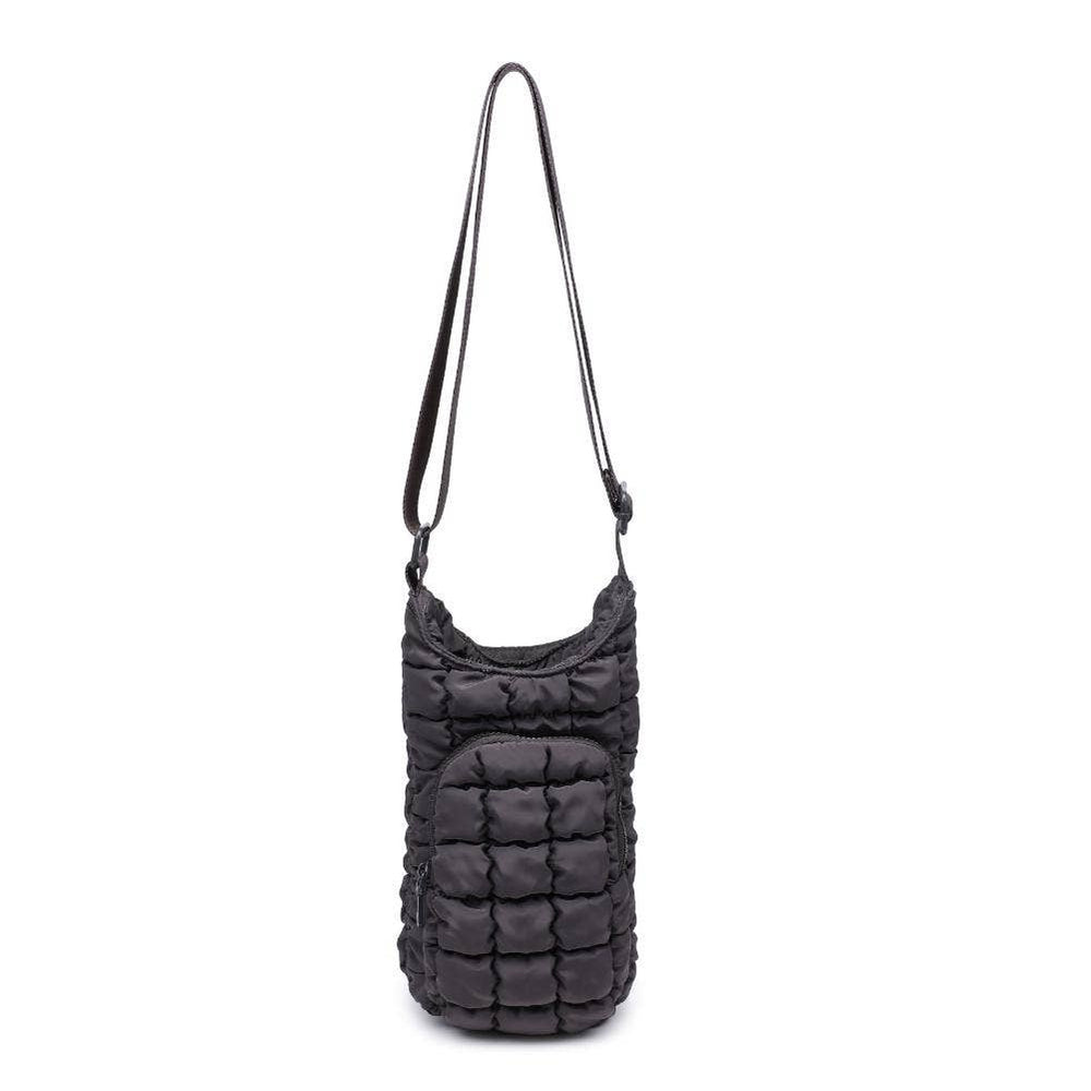 Let It Flow - Quilted Puffer Water Bottle Crossbody