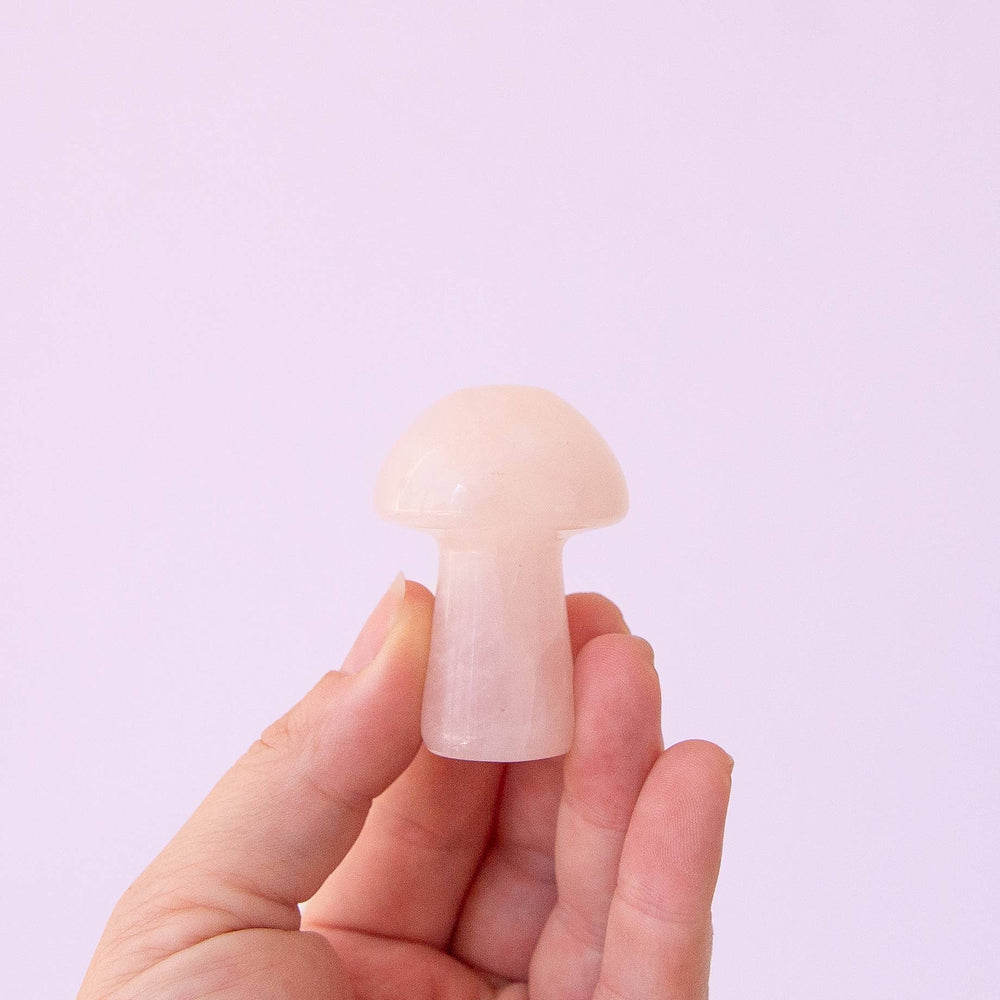 Rose Quartz Mushroom