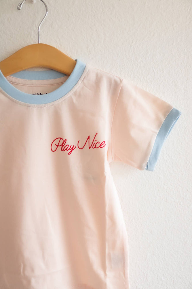 Play Nice Kids T shirt, Graphic tshirt, toddler clothes