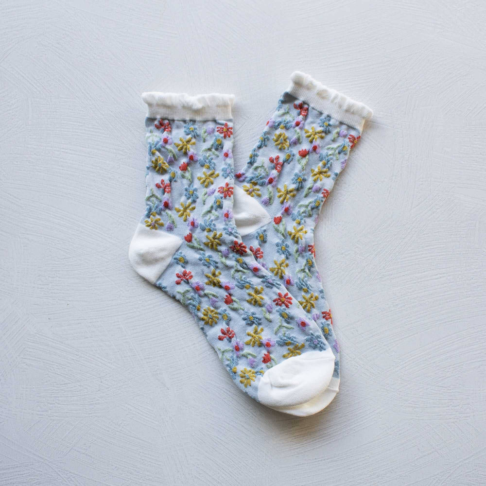 Love Floral Casual Socks