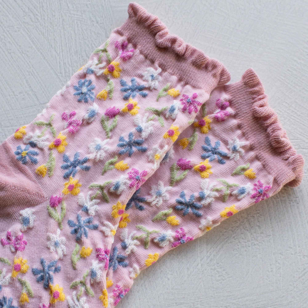 Love Floral Casual Socks