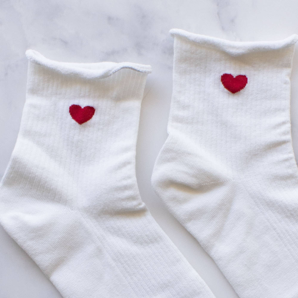 Women's Amelia Little Heart Shape Socks