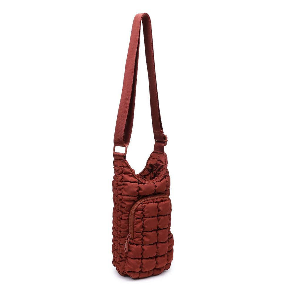 Let It Flow - Quilted Puffer Water Bottle Crossbody