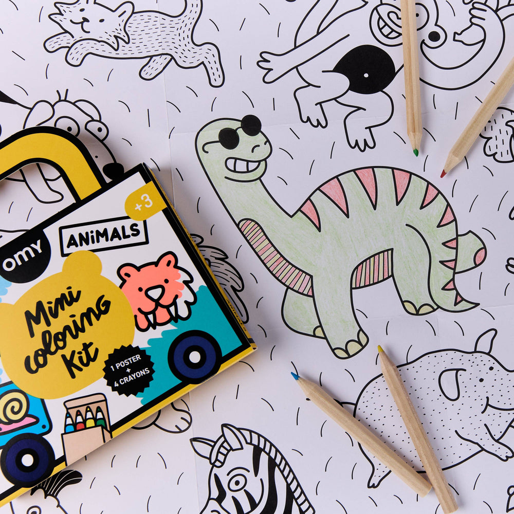 MINI POCKET COLORING ANIMALS