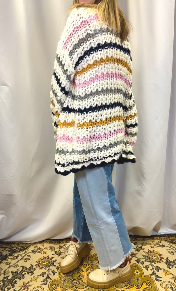 
            
                Load image into Gallery viewer, Hand Knit Cardigan
            
        