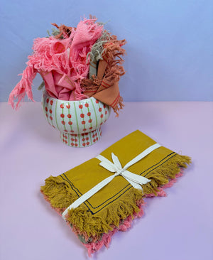 Cotton Napkins w/ Fringe