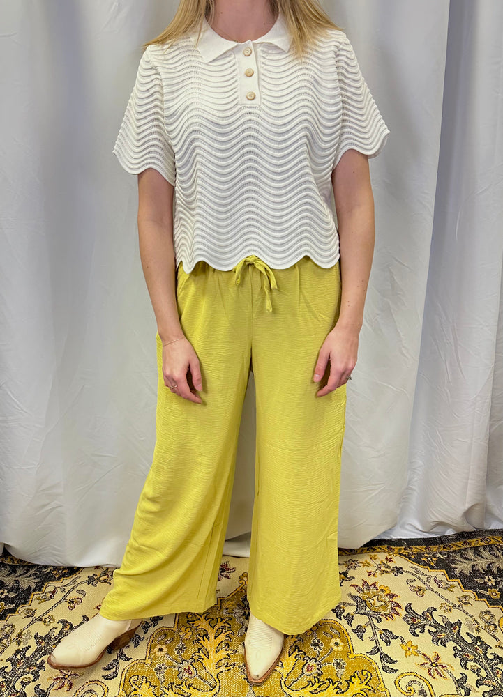 
            
                Load image into Gallery viewer, Scalloped Sweater Crop Top
            
        