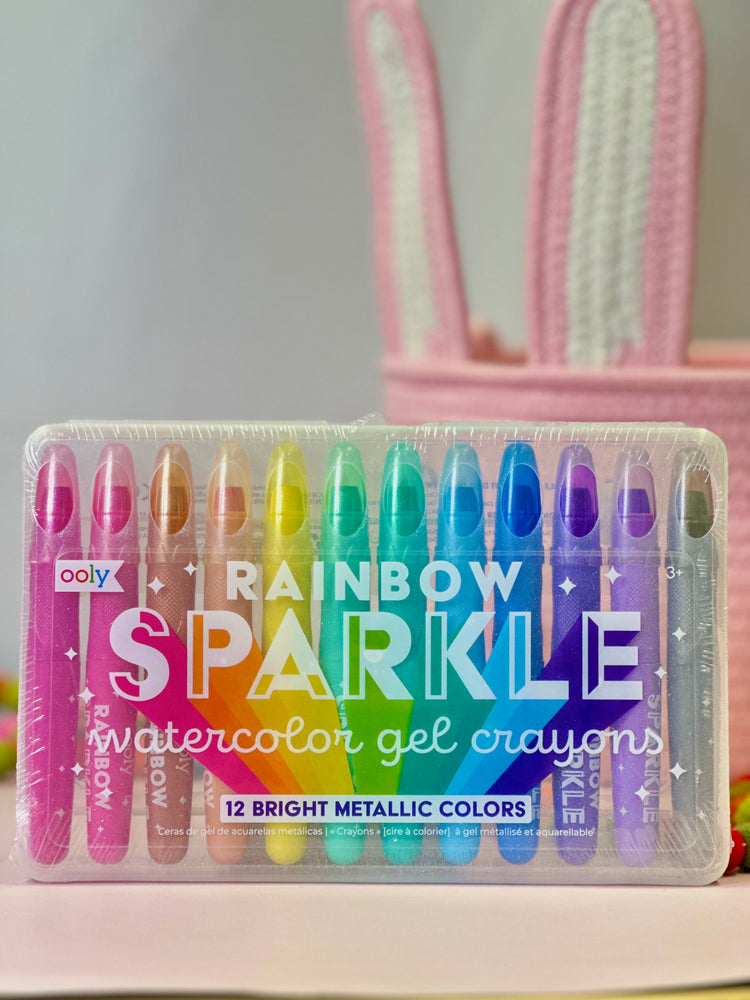 Rainbow Sparkle Metallic Crayon