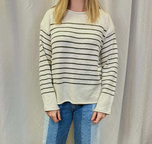 
            
                Load image into Gallery viewer, Striped Knit Sweater
            
        