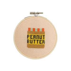 Peanut Butter Mini Cross Stitch Kit