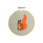 Squirrel Mini Cross Stitch Kit