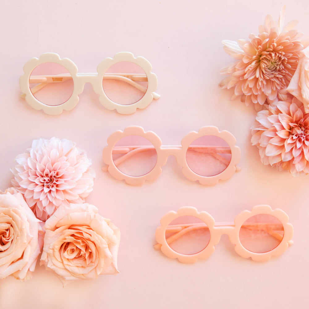 Kids Flower Sunglasses - Pink