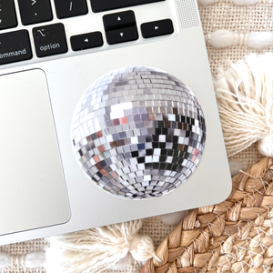 Disco Ball Sticker, 2.8 in. x 2.8 in.